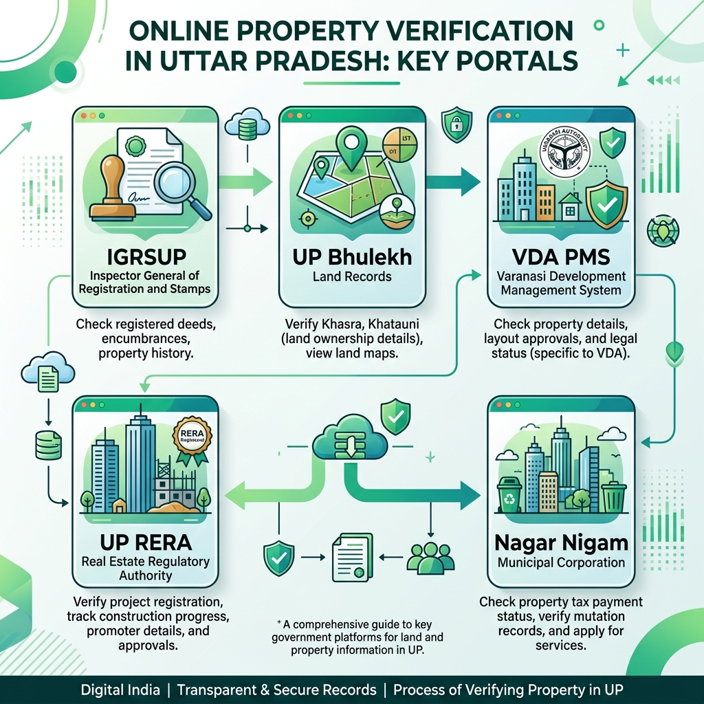 How to Verify Property Online in Varanasi (2026 Step-by-Step Guide)