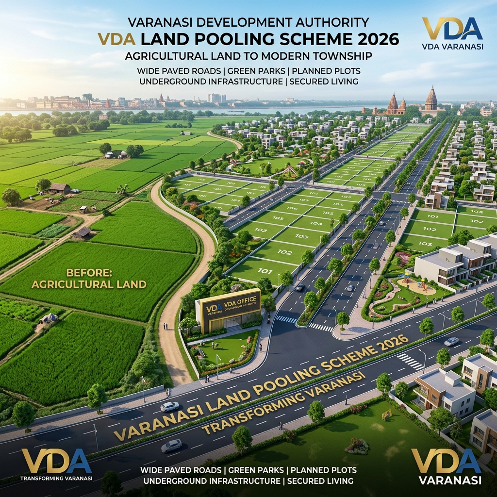 VDA Land Pooling Scheme Kya Hai? Kisano Ke Liye Fayde Aur Poori Process (2026 Guide)