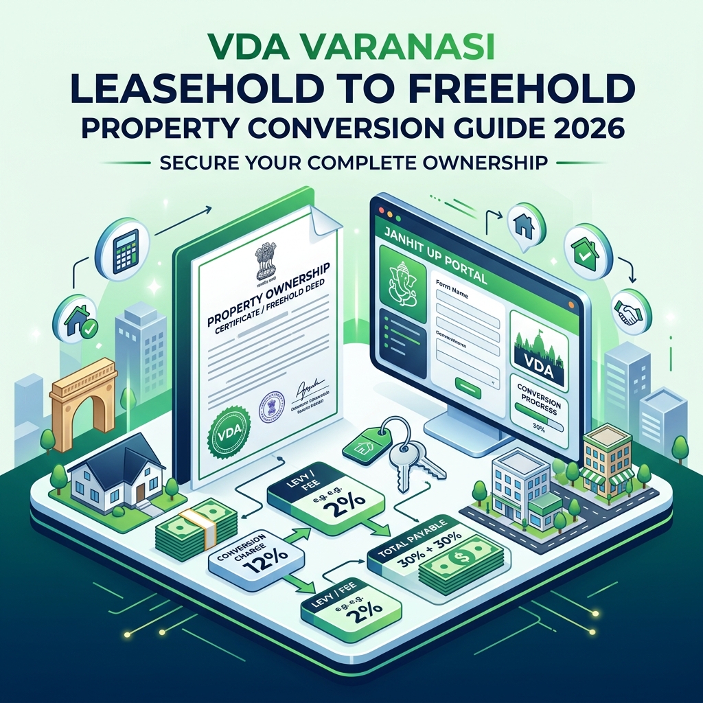 VDA Plot/Property Freehold Kaise Karayein: Leasehold to Freehold Conversion Guide 2026 (Varanasi)
