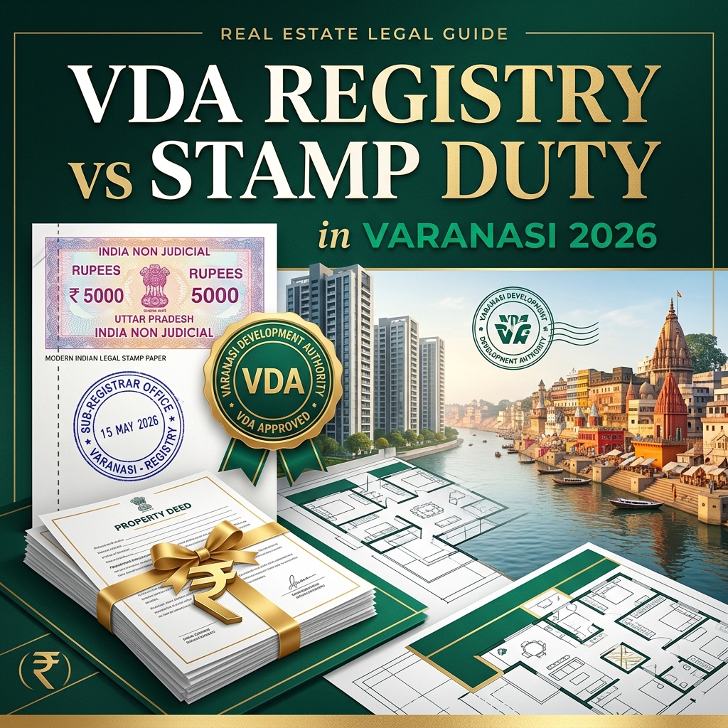 VDA Property Registry vs Stamp Duty in Varanasi (2026): Who Charges What and How to Do It Right